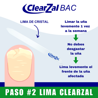 ClearZal Solución Limpiadora de Uñas