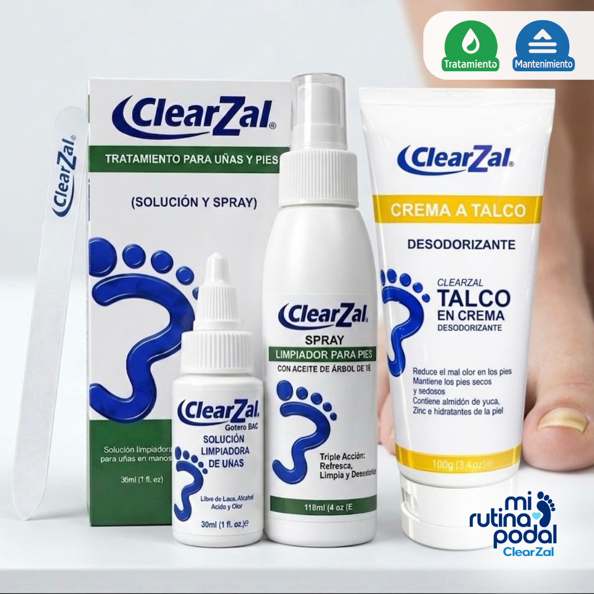 Set Uñas y Pies Frescos y Cuidados