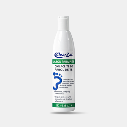 ClearZal Jabón Para Pies (Nuevo Producto!)