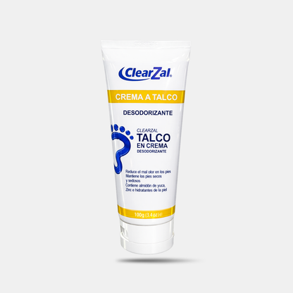 ClearZal Crema a Talco - Desodorizante
