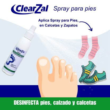 ClearZal Spray para pies